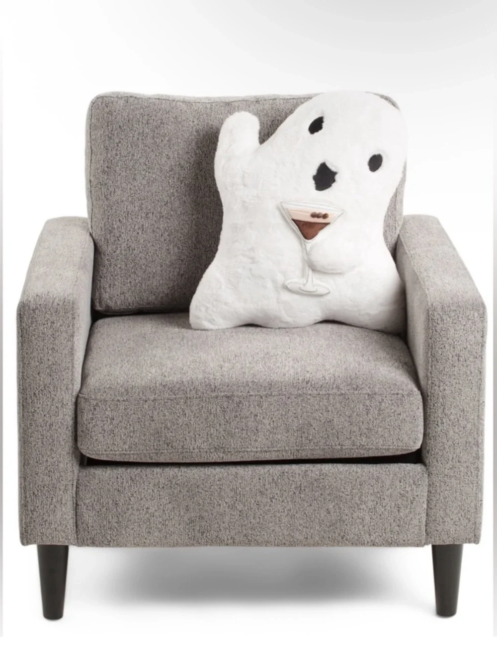 NWT Martha Stewart Espresso Martini Ghost Halloween Pillow